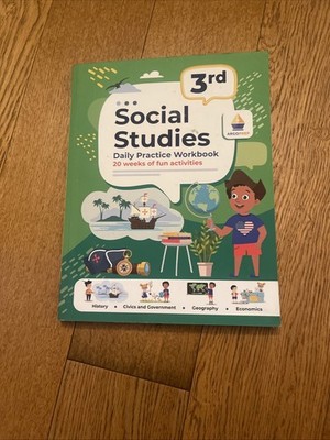 3rd Grade Social Studies: Daily Practice Workbook | 20 Weeks of Fun Activ -
