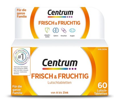 Vitamine - Centrum Frisch & Fruchtig Multivitamin - Leckeres, 60 Tabletten 