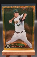 2012 Topps Update Series - Brad Peacock #US124 Gold Sparkle (RC)