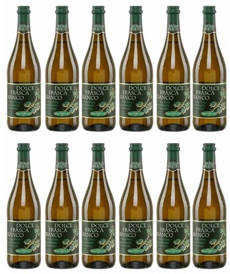 Dolce Frasca Bianco Caldirola 12x0,75l | Italienischer Weißwein | 5,5% Vol.