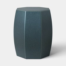 Ceramic Matte Glaze Side Table Dusty Blue - Threshold
