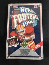 1991 Upper Deck High Series Football Box Factory Sealed 36 Packs Joe Namath Auto