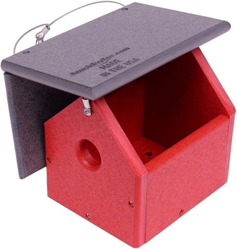 Amish-Made Chickadee or Wren House, Poly Lumber Bird House - Foto 12 di 19