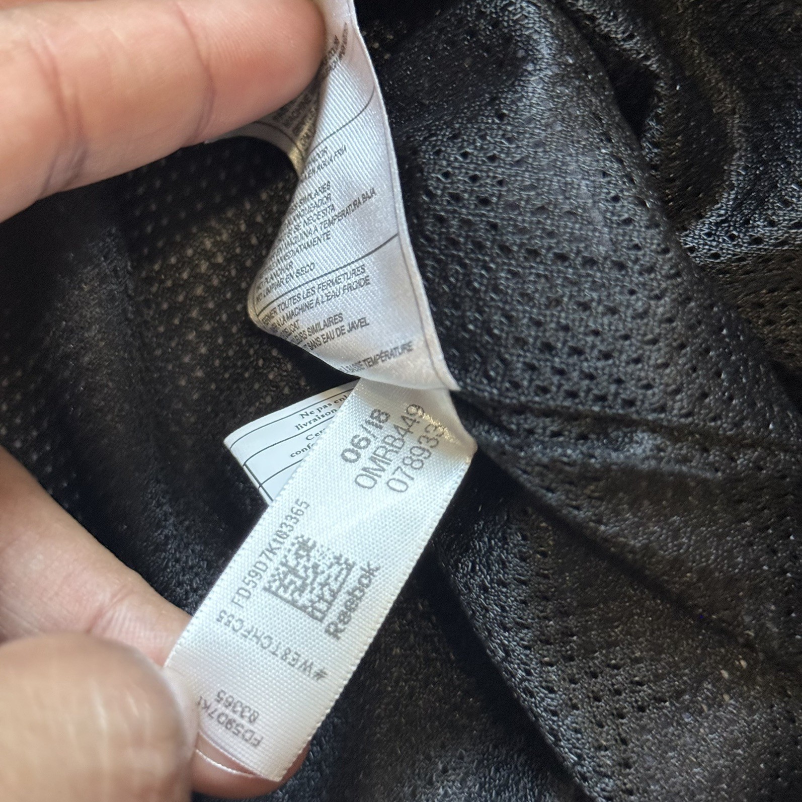 Reebok Black Rain Full Zip Hooded Jacket Mens Size Large OMRB449R $150 thumbnail 9