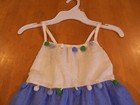 Tommy Bahama Sz. 7 Sundress Lot: Pom-Pom Accented Colorblock & Palm Tree Print — photo 3