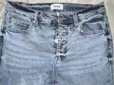 Pistola Women's Light Wash Button Fly High-Rise Skinny Jeans Size 29