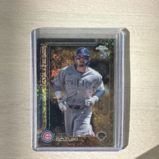 Topps Gilded Seiya Suzuki #7 Gold Mini-Diamond Refractor /50 Cubs