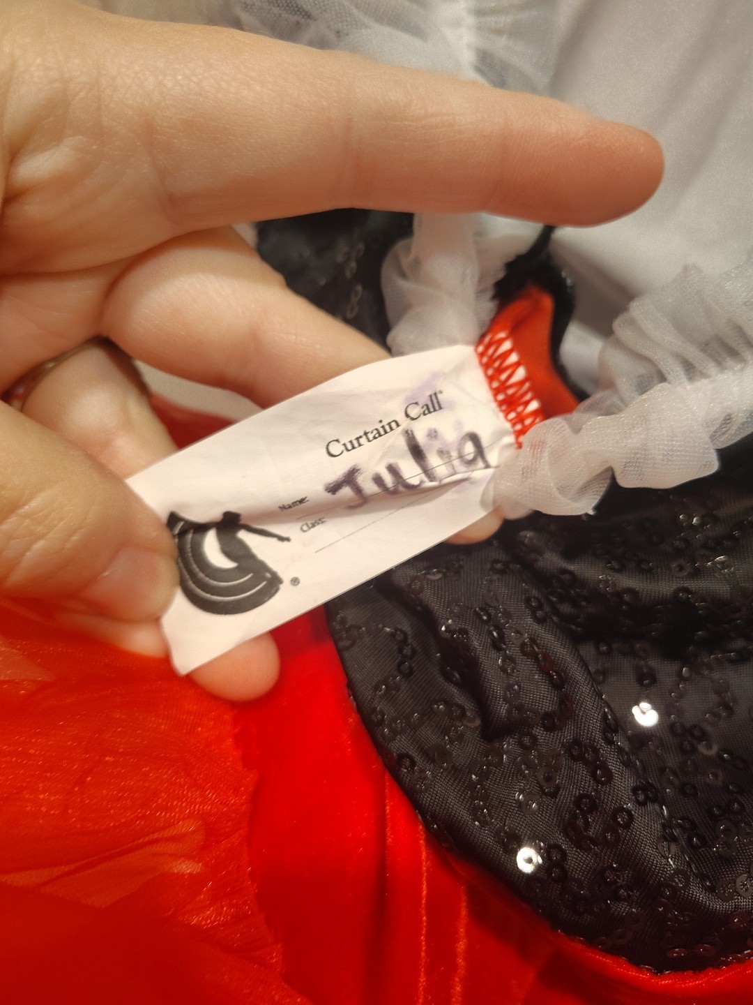 Curtain Call Women's Ballet Lyrical Costume Dress Sz S Little Red Riding Hood