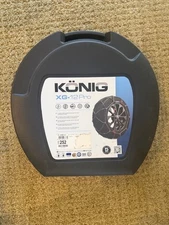 Konig XL-12 252 -- Self Adjusting Tire Chains -- Set of Two -- New in Box