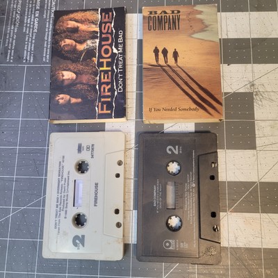 FIREHOUSE Dont Treat Me Bad/ BAD COMPANY If You Needed Somebody Cassette Singles