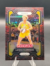 2024 Panini Prizm Monopoly WNBA - Layshia Clarendon #57 Classic Icons Red Prizm