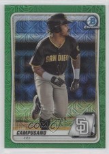 2020 Bowman Chrome Mega Box Green Mojo Refractor 95/99 Luis Campusano 00q0