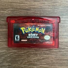 Pokemon Ruby (GBA, 2003). Tested. Cartridge only, DRY battery. Authentic!