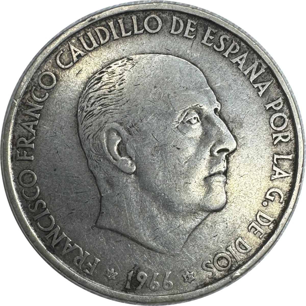 スペイン 100セペタ　銀貨 (1966) フランコ国家元首 25+ Silver 1966 Spanish Coins for sale | Updated Oct 2026