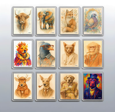 Tier Kühlschrankmagnet | Lustige Haustier Kunst Wildtiere Kühlschrank Deko Geschenk