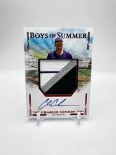 Charlie Condon 2025 Boys Of Summer Jumbo Material Patch Auto /49