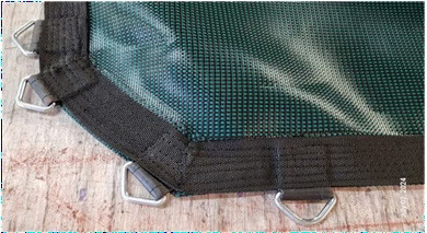 (Fits 10x18) Rectangle Trampoline Mat With 82 Ring Count - JumpKing- Made In USA