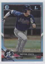 2018 Bowman Draft Chrome Sky Blue Refractor 164/402 Greyson Jenista #BDC-31 0b2