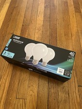Feit Electric G25 40W Daylight LED Bulb E26 Base 3 pack