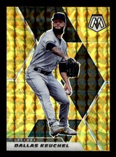 2021 Panini Mosaic #121 Dallas Keuchel Reactive Yellow