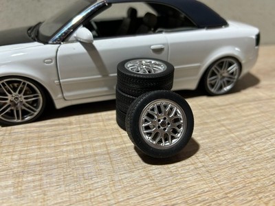 15 Zoll VW Golf 3/4 BBS Tuning Felgen 1:18 Norev