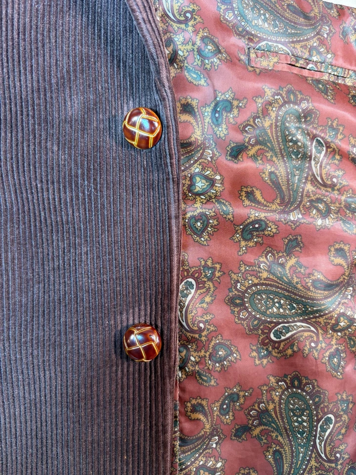 Blazer Lauren Ralph Lauren 42R Pana Marrón Chocolate Abrigo Deportivo Traje Chaqueta Foto 4 de 4