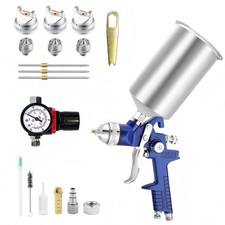 Hvlp Paint Air Spray Gun 1000ml Cup 1.42.0mm For Automotive Wood Furniture Diy