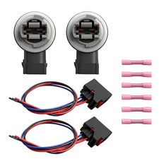 2PCS Turn Signal Light Connector Pigtail Wire Harness Fit Jeep Wrangler JK