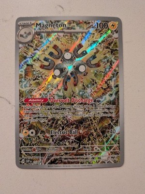Pokémon TCG Magneton SVP 159 Surging Sparks Promo Card NM Condition