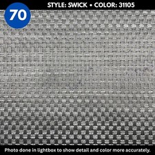Woven Vinyl Flooring | Wicker - Alloy | 8'6" W | Choose Your Length
