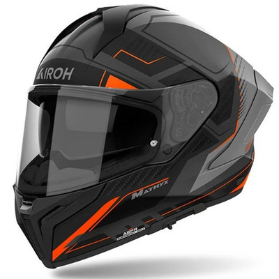 Airoh Integralhelm Matryx Rocket Orange Matt Orange ECE 2206