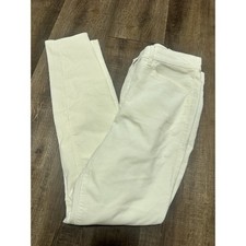 Loft NWT High Waist Skinny Off White Corduroy Pants 8P