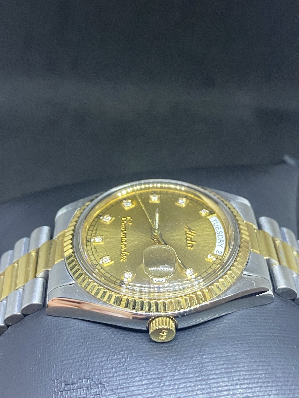 Mido Commander Automatic Day/Date Watch Serviced - image 4