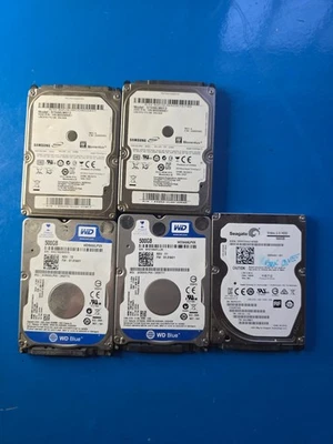 250GB 320GB 500GB 750GB 1TB WD Seagate HGST 2.5" SATA Hard Drive HDD Lot - Image 1 of 3