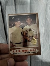 1962 Topps Orlando Cepeda, Roger Maris #401 1 of 1