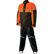 Nelson Rigg Stormrider 2-Piece Rainsuit Orange/Black, Small