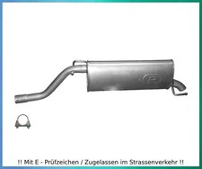 Endschalldämpfer für Fiat Grande Punto (199) 1.4 16V 70KW Auspuff Schelle
