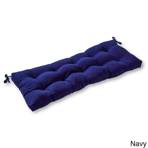 Driftwood Sunbrella 46-inch Outdoor Swing/Bench Cushion by Canvas Navy Modern &
