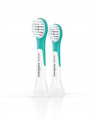Philips Sonicare for Kids Replacement 2 Toothbrush Heads, Compact, HX6032/94