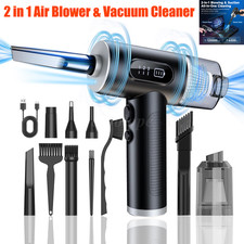 Portable Vacuum Cleaner Air Duster Suction High Pressure For Computer/Car/Home