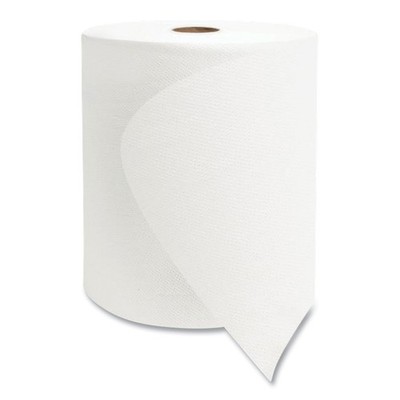 Morcon Tissue Valay Universal TAD Roll Towels, 1-Ply, 8 x 600 ft, White, 6 Rolls