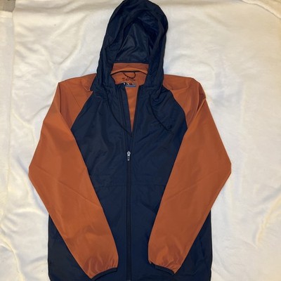 Salt Life Orange And Blue Windbreaker with Hood Size S