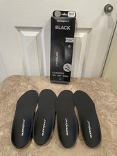 NOB Superfeet Unisex All-Purpose Support Low Arch Insoles, Black Size E 9.5-11 M