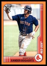 2021 Topps Big League Orange Xander Bogaerts Boston Red Sox #58