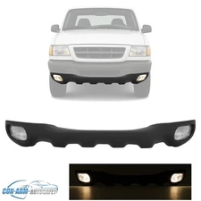 Front Bumper Valance Kit For Ford Ranger 1998 1999 2000 Textured W/ Fog Lights