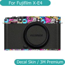 For FUJI Fujifilm X-E4 XE4 Decal Skin Vinyl Wrap Film Camera Protective Sticker