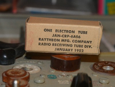 Raytheon 6AS6 Vacuum Tube NOS - Tested Good on TV-7D/U Tester