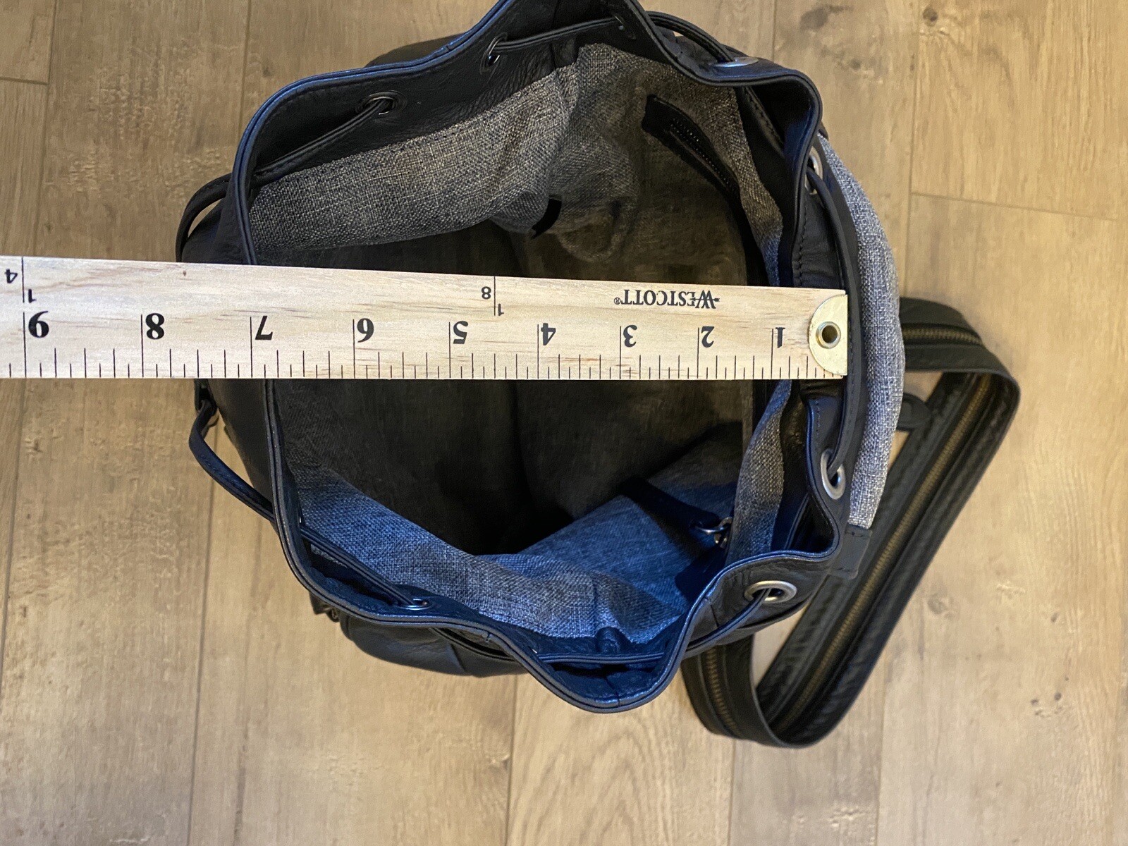 AUTHENTIC TRASK MINI  SOFT LEATHER BAckpack - image 11