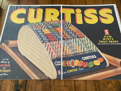 Vintage 1948 Curtis Fruit Drop Candy ad