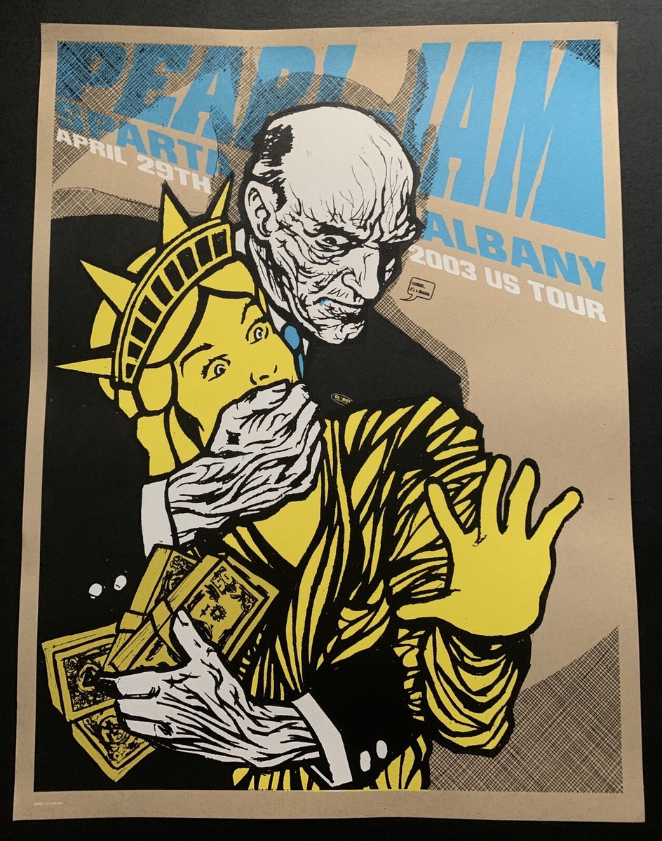 Pearl Jam / Tour 2003 ポスター（ポスターフレーム付） PEARL JAM POSTER 2003 TOUR AMES BROS JAPAN VEDDER | eBay